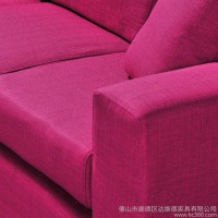 达维德布艺沙发S1045客厅L形创意组合设计现代休闲棉麻布转角沙发