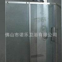 酒店沐浴房定制 浴室推拉门OEM 淋浴屏风定做 钢化玻璃