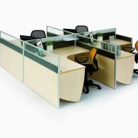 批发定制单双三四六人位职员办公桌 屏风隔断电脑桌