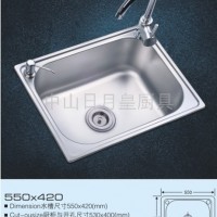 供应厂家供应 厨房水槽 单槽 D-5542 不锈钢水槽水槽洗菜盆 洗涤槽